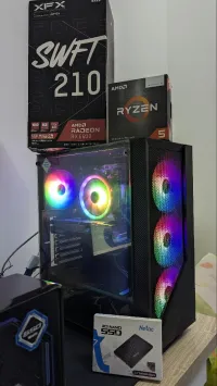 Pc gamer neuf jamais utilisé (jdid avec les boîtes)