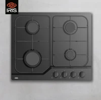 TABLE DE CUISSON IRIS 4 FEUX NOIR IBP 604G1B