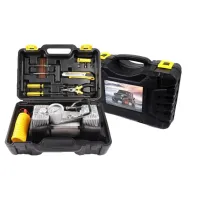 12V 150PSI مضخة هواء مزدوجة الأسطوانة مع أدوات التصليح