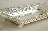 PLATEAU RECTANGLE ARGENT 30*17 -S22 D1