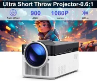 Video Projecteur Datashow hy450 Smart Android 11 WiFi 6 700 Ansi Lumens 2GB/32gb ضمان 30 يوم 