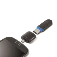 ADAPTATEUR OTG KSIX USB FEMELE - MICRO USB MALE 