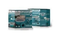 Spa gonflable 4 places turquoise LUMIX