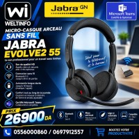 headphones-audio-micro-casque-arceau-sans-fil-jabra-evolve2-55-alger-centre-algeria