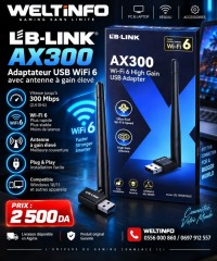 cartes-reseau-lb-link-bl-wn300ax-adaptateur-usb-wi-fi-6-ax300-alger-centre-algerie