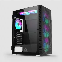BOITIER MONTECH X3 MESH MIDI-TOWER - BLACK RGB