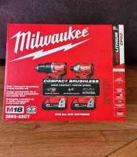 معدات-كهربائية-kit-combine-milwaukee-tool-m18-18-v-li-ion-sans-fil-et-charbon-compact-perceuse-visseuse-a-chocs-2-outils-avec-batteries-20-ah-بئر-مراد-رايس-الجزائر