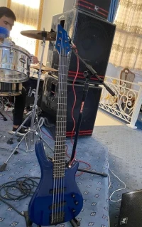 Guitare basse 4 cordes + Ampli basse ROLAND