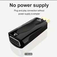cables-adaptateurs-hdmi-male-to-vga-female-adapter-with-audio-black-new-kadiria-bouira-algerie