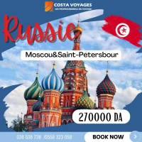 Voyage Organisé Russie 2024 Moscou&Saint-Pétersbour