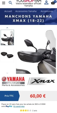 Manchons Yamaha XMAX 