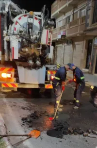 camion vidange, débouchage, curage canalise 