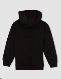 Sweat-shirt noir lourd et chaud