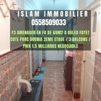 Vente Appartement F3 F4 Alger Ouled fayet