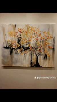 Tableau acrylique fait à main 