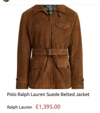 Veste en daim renversé