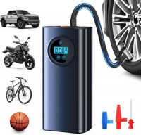 composants-materiel-electronique-compresseur-a-air-portatif-gonfleur-pneus-voiture-avec-charge-usb-affichage-digital-lampe-led-blida-algerie