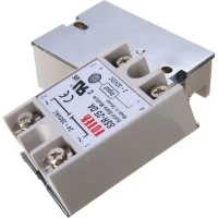 Relais À Semi-Conducteur Monophasé SSR-25-40-60 DD Entrée Relais 3-32V DC Sortie 24-380V VAC ARDUINO