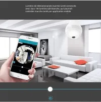 كاميرا مراقبة مصباح 360 بانوراميك 2024 
