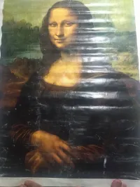 لوحة فنية رائعة للموناليزا 
