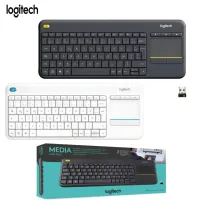 Logitech K400 Plus Clavier Sans Fil Touch TV Avec Contrôle Média et Pavé Tactile,