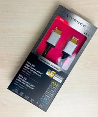 Vivanco HDMI Haute Vitesse 2.1 Ethernet 8K . Avec 8K @ 60Hz . 4K à 120 Hz jusqu'à 48 Go/s (1.2M)
