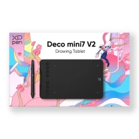 Tablette Graphique XP PEN Deco Mini7 v2 تابلت غرافيك للرسم الرقمي والتصميم 