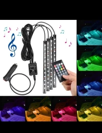 LED ATMOSPHÈRE AUTO MULTI COULEUR AVEC TÉLÉCOMMANDE 