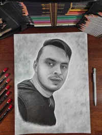 Dessin portrait رسم بورتري