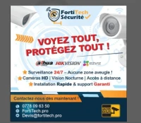 Installation Caméras surveillance (Hikvision, Commande, opiz , Riffa, dahua ,vipex)