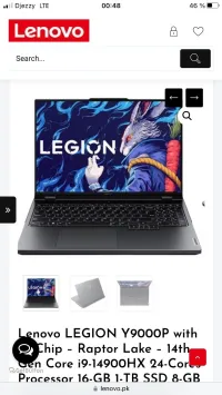 Lenovo LEGION Y9000P 14th Gen Core i9-14900HX