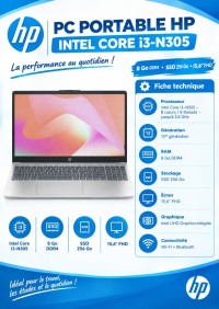 كمبيوتر-محمول-pc-portable-hp-intel-core-i3-n305-البليدة-دار-البيضاء-وهران-بومرداس-تيبازة-الجزائر