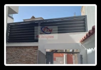 Brise vue, brise soleil, séparation aluminium. Jalousie. Piscine 