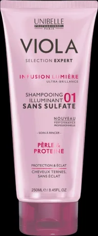 SHAMPOOING ILLUMINANT PERLE & PROTEINE SANS SULFATE 250ML