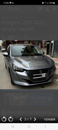 voitures-peugeot-208-2022-allure-constantine-algerie