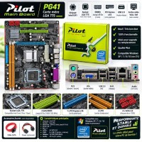 لوحات-أم-carte-mere-pilot-pg41-intel-socket-lga775-السحاولة-الجزائر