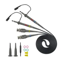 P6100 2PCS Oscilloscope Probe Kit DC-100MHz Scope Probe 100MHz For Tektronix HP X1/X10 