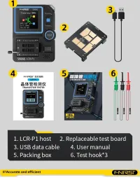 FNIRSI LCR-P1 Multifunction Transistor Capacitor Tester