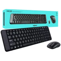 COMBO CLAVIER + SOURIS LOGITECH MK220 SANS FILL AZERTY