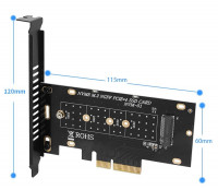 autres-pieces-carte-extension-adaptateur-ssd-m2-nvme-pci-express-40x4-blida-lakhdaria-tizi-ouzou-bordj-el-kiffan-oran-algerie