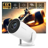 Projecteur DATA SHOW Hy300 4K Android 11 , Wifi 6, 200 ANSI + IPTV (BONUS)
