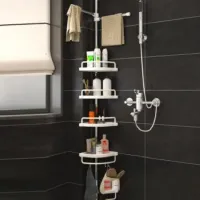 Etagère d angle de salle de bain à 4 niveaux
