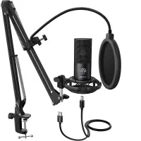 FIFINE USB AMPLIGAME T669 + SUPPORT ET FILTRE BLACK