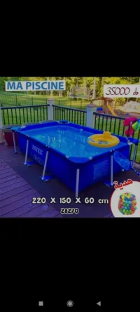Picine intex tubulaire intex 220X150x60 