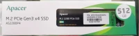 APACER 512GB M.2 PCIe GEN3 x4 SSD AS2280P4