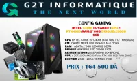 CONFIG GAMING : intel i5-12400f/2*8GB/256GB/RTX4060 8GB