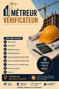 construction-travaux-metreur-verificateur-bordj-el-bahri-alger-algerie