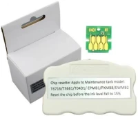 RESETTER ET PUCES DE BOITE MAINTENANCE EPSON C9345 T04D1 ET CANON MC-G01 -MC-G02 - MC-G04- MC-31 MC-10 MC-07 L15150 L15160 L14150 L6270 M2140 M2170 M3100 M3140 M3170 M3180 L6190 L6171 CANON G2420 G2430 G2470 G3420 G3430 G3470