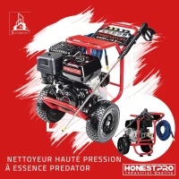 NETTOYEUR HAUTE PRESSION À ESSENCE PREDATOR 4400 PSI 4,2 GPM 13 HP (420 CC) PREDATOR