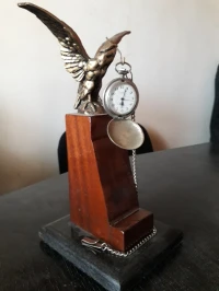 Montre ancienne avec porte montre à gousset 